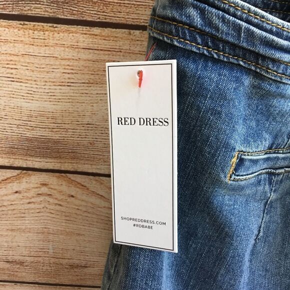 NEW WITH TAGS NEWBURY KUSTOM DENIM OVERALL DRESS - Picture 6 of 8